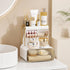 2-Tier Amber Acrylic Makeup & Skincare Organizer MJ STORE