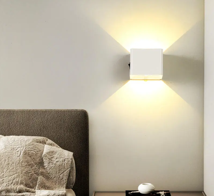 Cordless Rechargeable Dimmable Bedside Wall Lamp MJ STORE