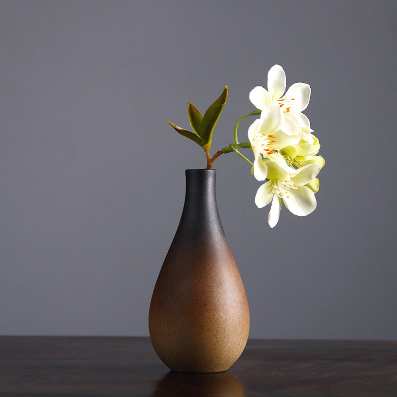 Vintage Ceramic Zen Flower Vase for Home Decor