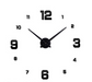 Large Artistic Metal Wall Clock with Mirror Accent MJ STORE