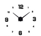 Large Artistic Metal Wall Clock with Mirror Accent MJ STORE