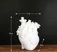 Heart-Shaped Resin Sculptural Desktop Vase MJ STORE