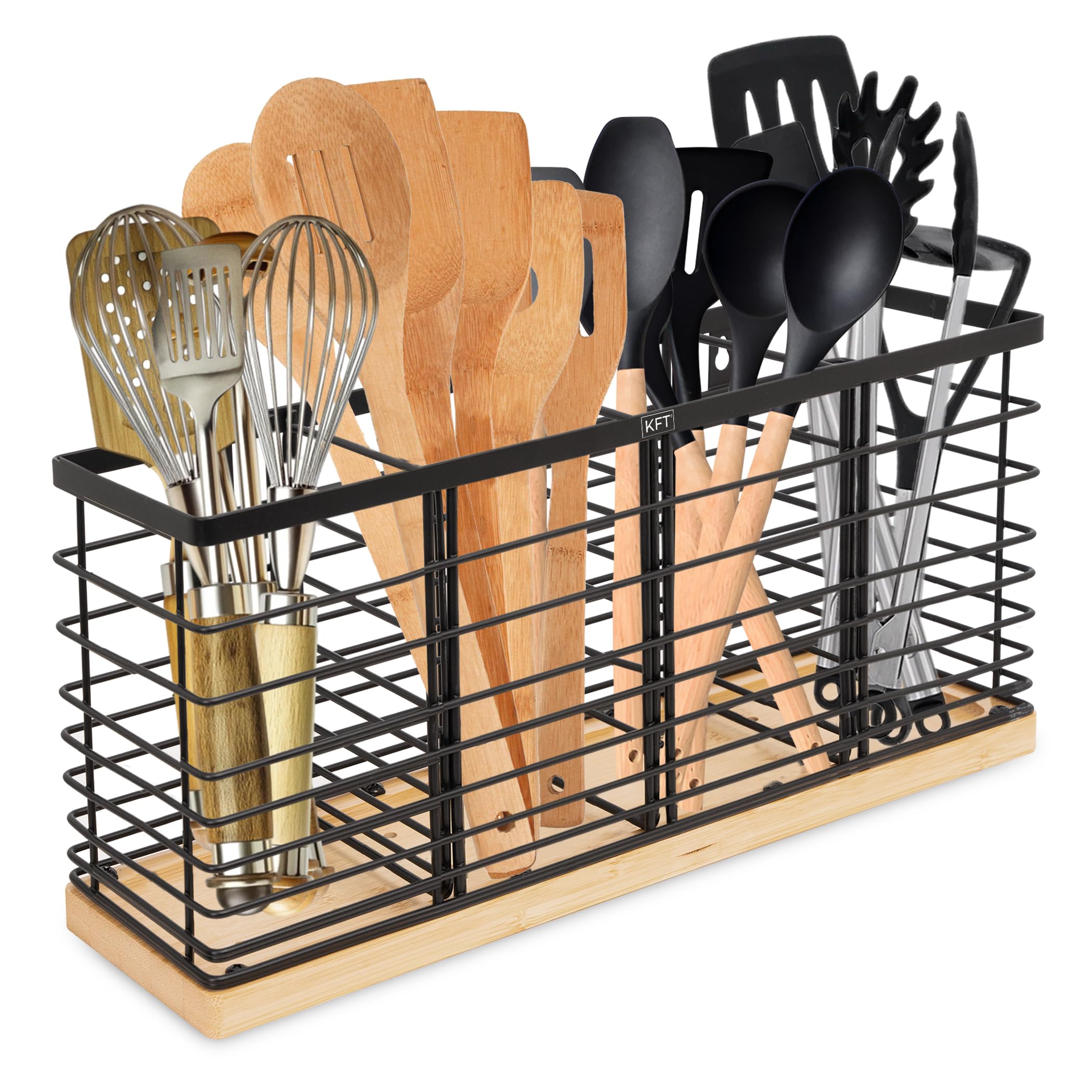 Matte Black Utensil Holder