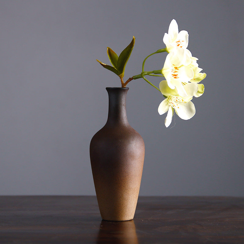 Vintage Ceramic Zen Flower Vase for Home Decor