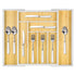 Expandable Bamboo Cutlery Drawer Organizer MJ STORE