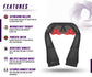 Neck and Shoulder Massager with Heat - Shiatsu Deep Tissue
