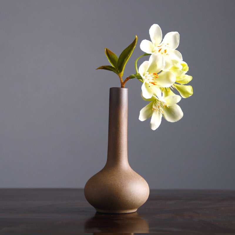 Vintage Ceramic Zen Flower Vase for Home Decor