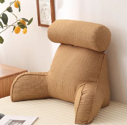 Oversized Back Support Reading Pillow with Armrests MJ STORE