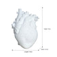 Heart-Shaped Resin Sculptural Desktop Vase MJ STORE