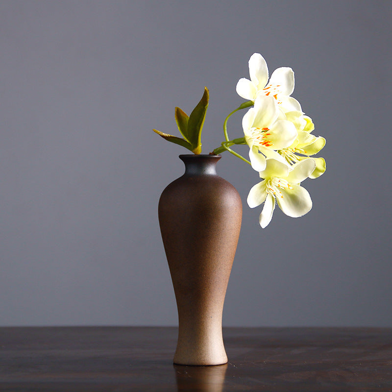 Vintage Ceramic Zen Flower Vase for Home Decor