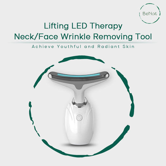 Neck and Face Lifting LED Light Therapy Device