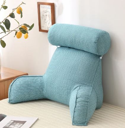 Oversized Back Support Reading Pillow with Armrests MJ STORE