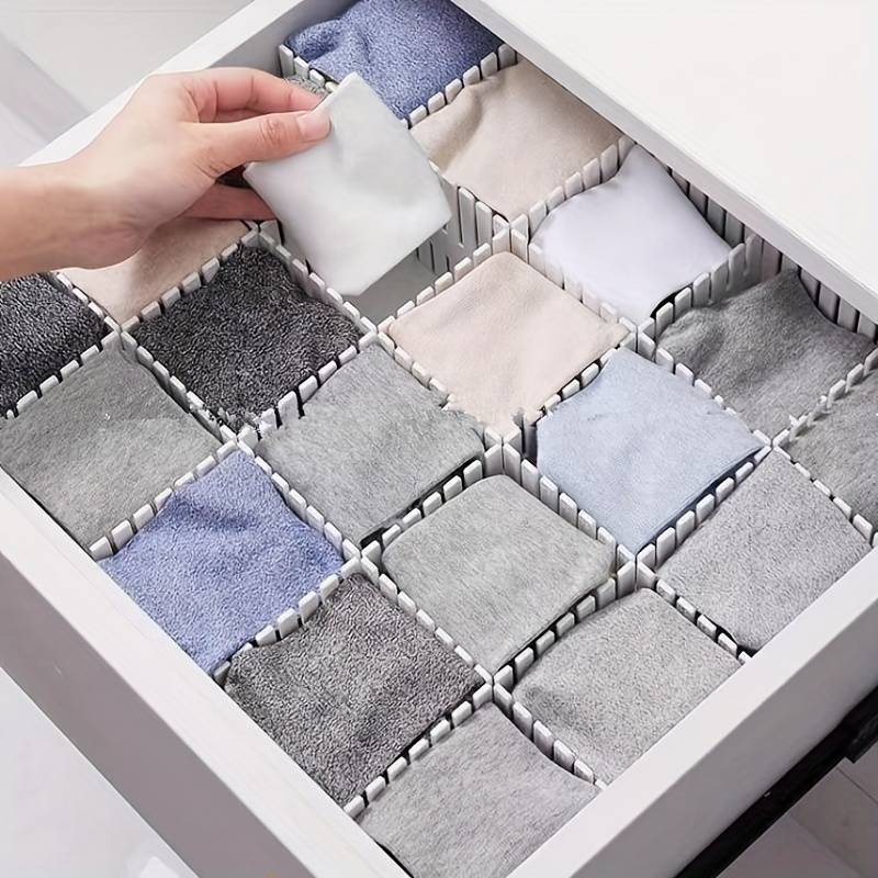 Cuttable DIY Drawer Dividers (Set of 4) MJ STORE