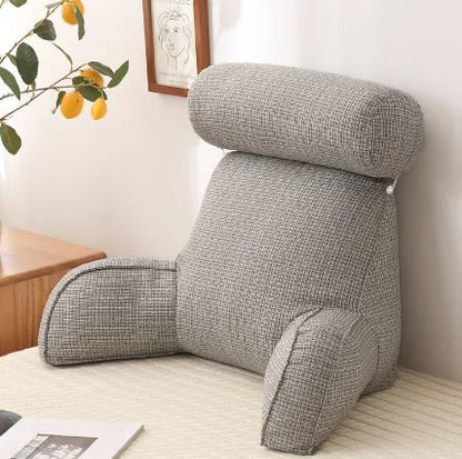 Oversized Back Support Reading Pillow with Armrests MJ STORE