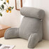Oversized Back Support Reading Pillow with Armrests MJ STORE