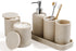6-Piece Stone-Texture Bathroom Accessories Set MJ STORE