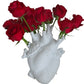 Heart-Shaped Resin Sculptural Desktop Vase MJ STORE