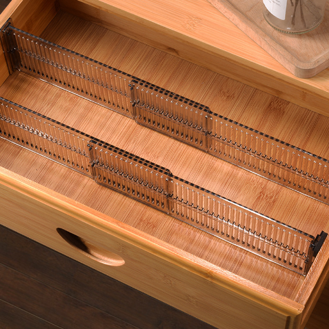 Adjustable Transparent Drawer Dividers (2-Pack) MJ STORE