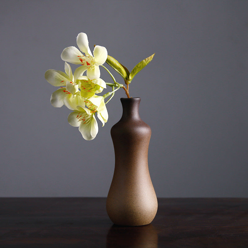 Vintage Ceramic Zen Flower Vase for Home Decor