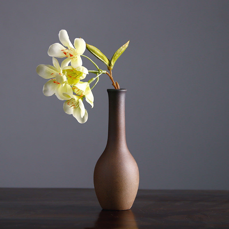 Vintage Ceramic Zen Flower Vase for Home Decor