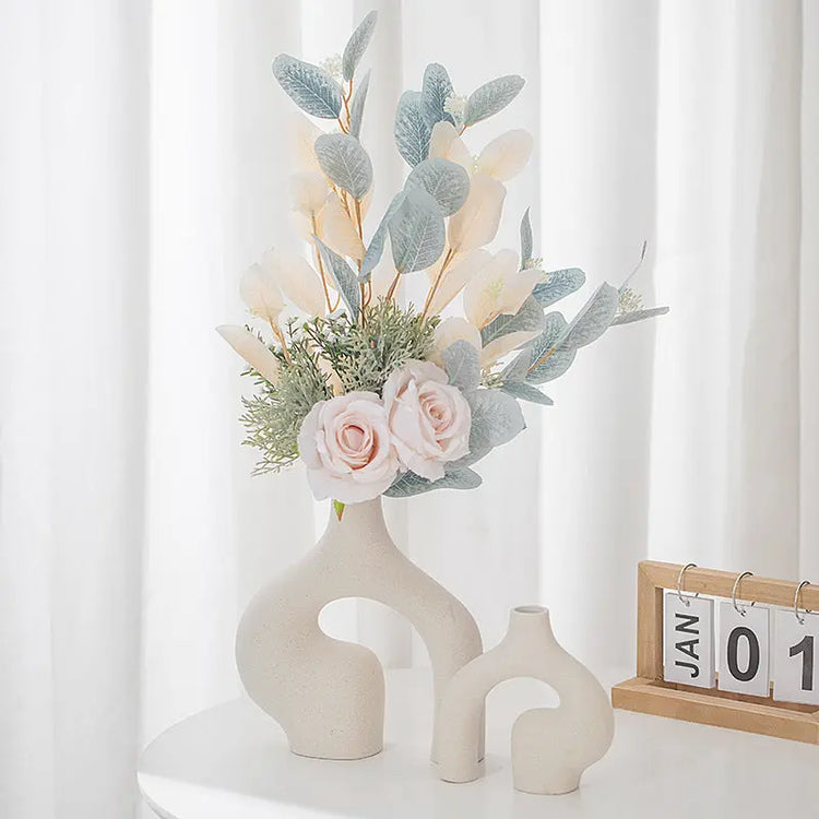 Nordic Matte Ceramic Flower Vase MJ STORE