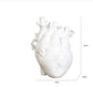 Heart-Shaped Resin Sculptural Desktop Vase MJ STORE